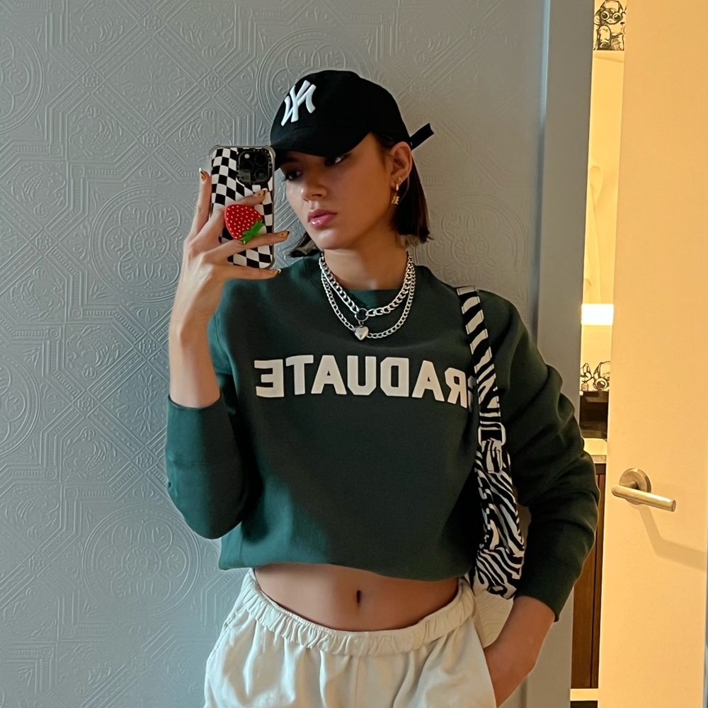 Emerald Green Graduate Sweatshirt Crewneck